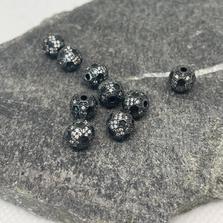 Бусина с кристаллами "мяч" 7,5 мм