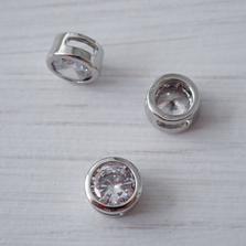 Шарм круглый с кристаллом